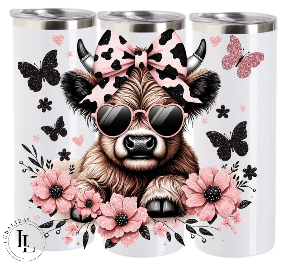 TUMBLER " COW BUTTERFLY ! " ArtNr.: DGN